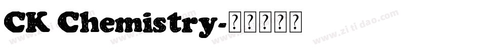 CK Chemistry字体转换
